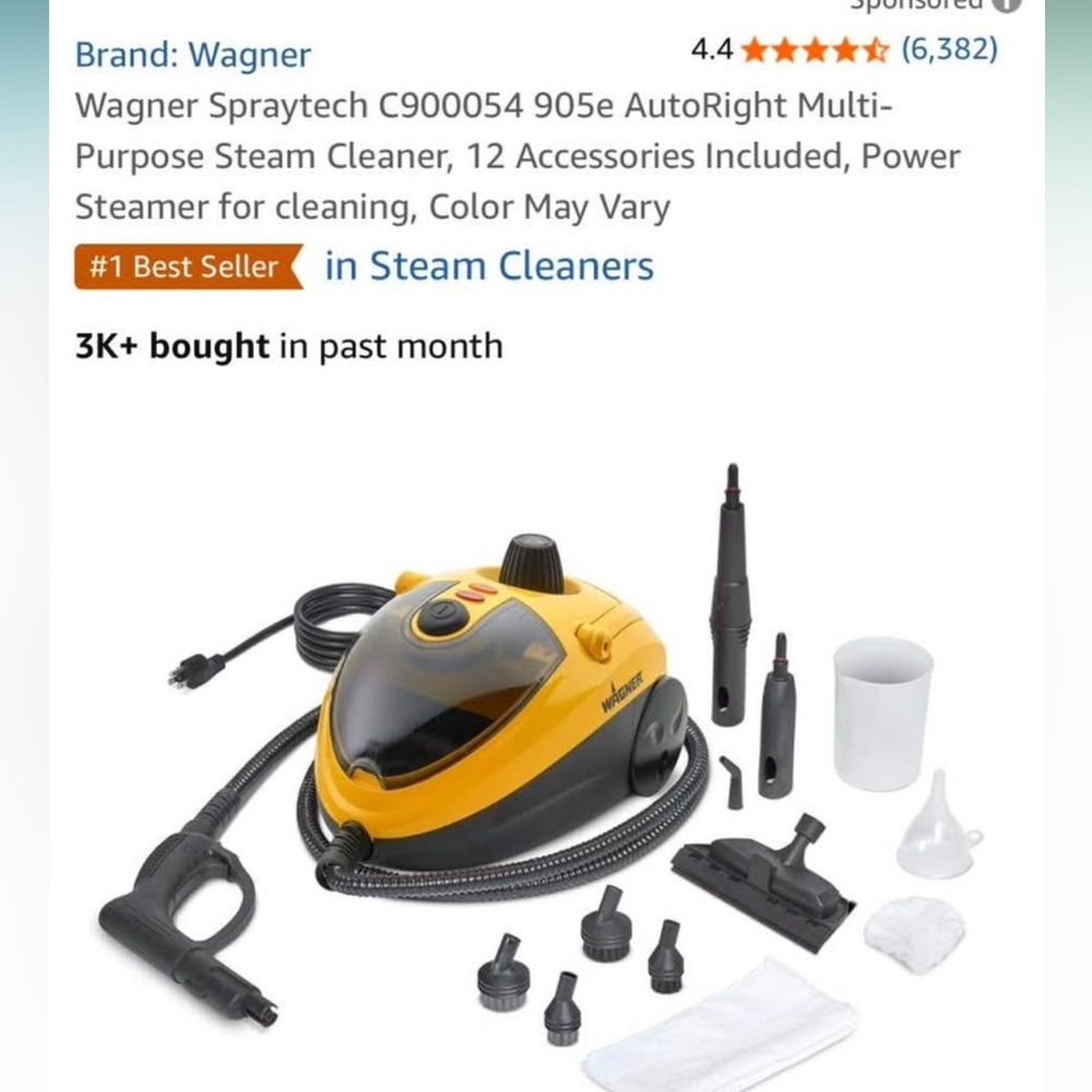 Wagner Auto Multi-Purpose Steam Cleaner